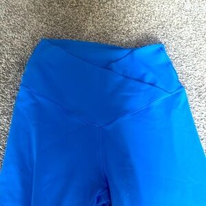 Crossover flare leggings